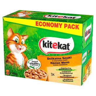 Kitekat Delikatne dania w sosie Karma pełnoporcjowa 12 x 100 g