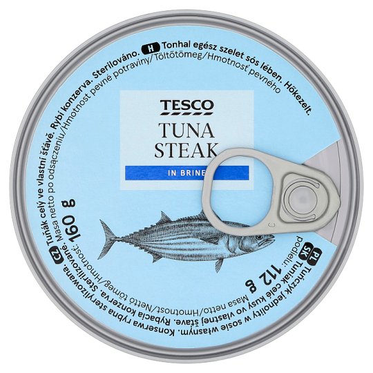 Tesco Tuńczyk jednolity w sosie własnym 160 g