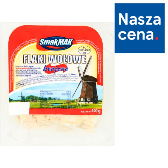 Smakmak Flaki wołowe krojone 400 g