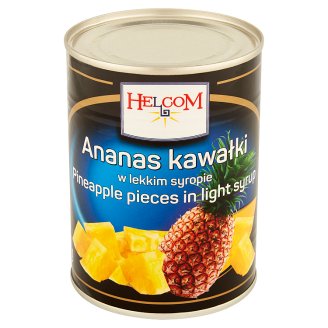 Helcom Ananas kawałki w lekkim syropie 565 g