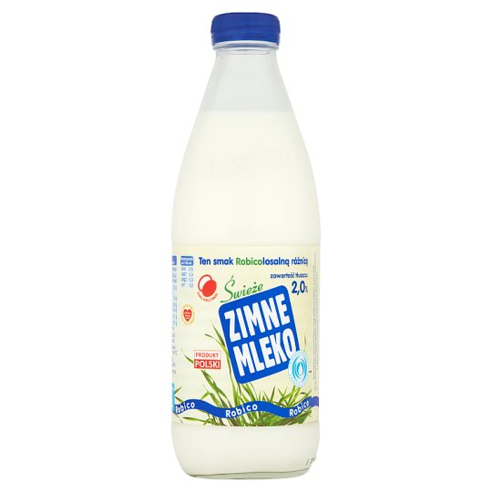Robico Zimne Mleko świeże 2,0% 1 l