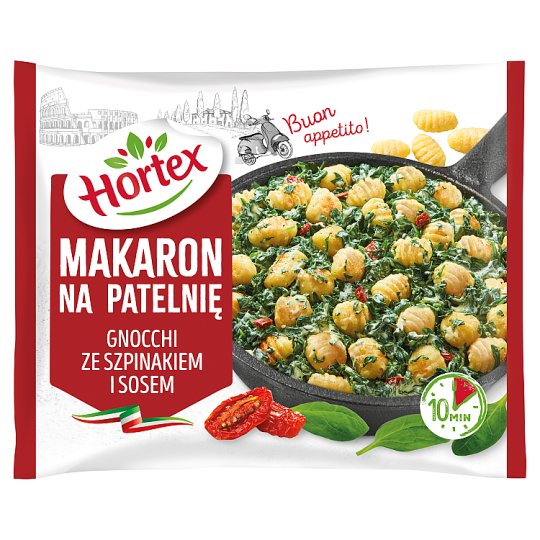 Hortex Gnocchi with Spinach Sauce Stir Fry Pasta 450 g