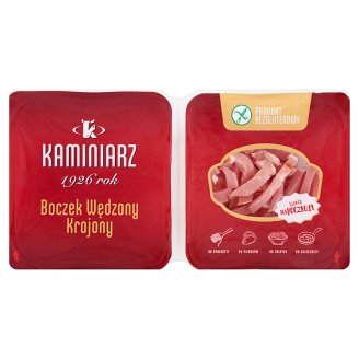 Kaminiarz Boczek wędzony krojony 2 x 90 g