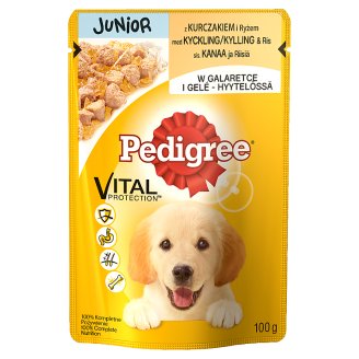 Pedigree Junior z kurczakiem w galaretce Karma pełnoporcjowa 100 g