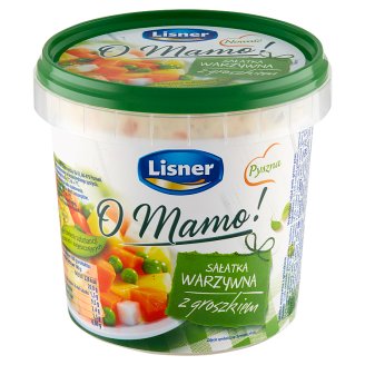 Lisner Jak u Mamy Sałatka warzywna z groszkiem 500 g
