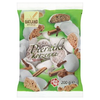 Oatland Biscuit Co. Pierniki korzenne lukrowane 200 g