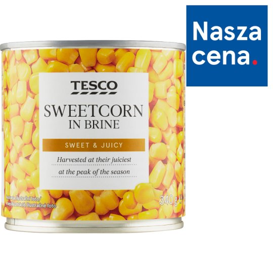 Tesco Kukurydza konserwowa 340 g