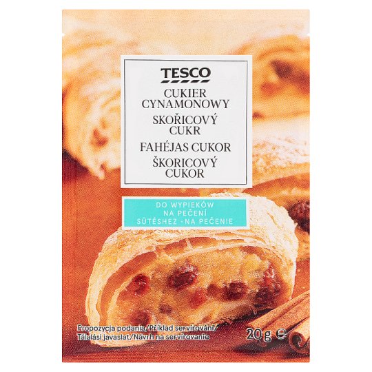 Tesco Cukier cynamonowy 20 g