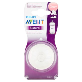 Avent Natural Smoczki o regulowanym wypływie od 3 miesiąca 2 sztuki