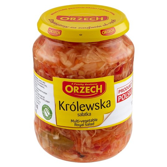 Orzech Królewska sałatka warzywna 670 g
