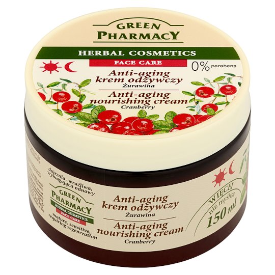 Green Pharmacy Anti-aging krem odżywczy żurawina 150 ml
