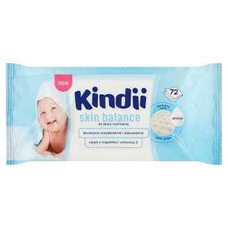 Cleanic Kindii Skin Balance Chusteczki do skóry normalnej 72 sztuki