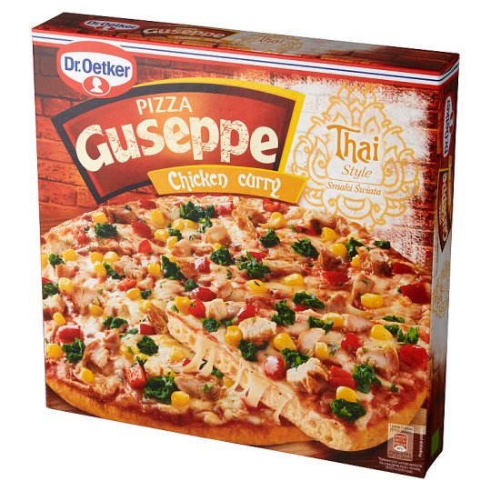 Dr. Oetker Guseppe Smaki Świata Chicken Curry Style Pizza 375 g
