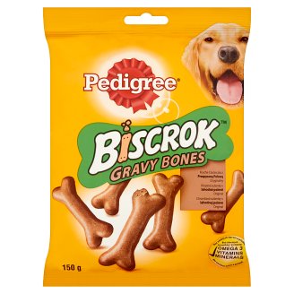 Pedigree Biscrok Kruche ciasteczka z przepyszną polewą Karma uzupełniająca 150 g