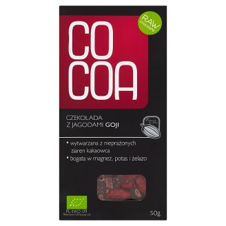 Cocoa Czekolada z jagodami goji 50 g