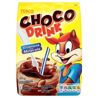 Tesco Choco Drink Napój kakaowy instant 800 g