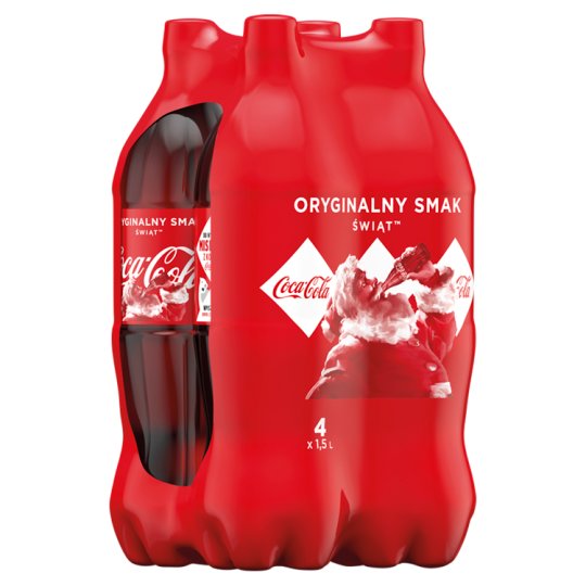 Coca-Cola Napój gazowany 4 x 1,5 l
