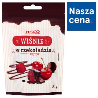 Tesco Wiśnie w czekoladzie 80 g