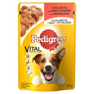 Pedigree z wołowiną w galaretce Karma pełnoporcjowa 100 g