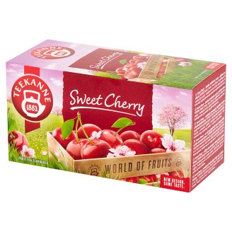 Teekanne World of Fruits Sweet Cherry Mieszanka herbatek owocowych 50 g (20 torebek)