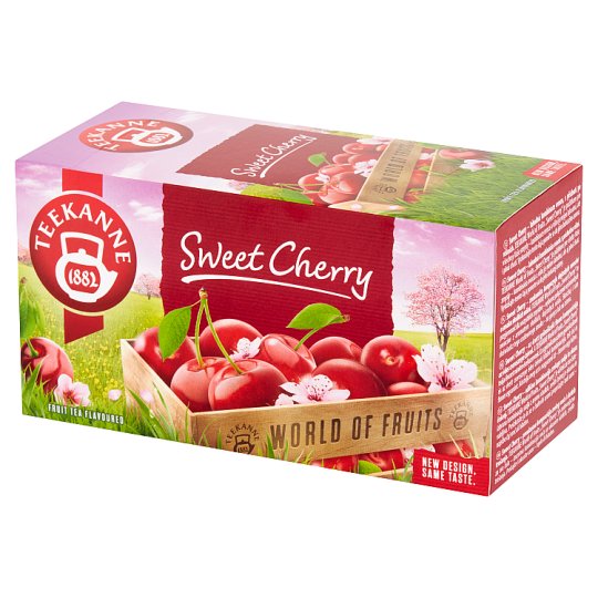 Teekanne World of Fruits Sweet Cherry Mieszanka herbatek owocowych 50 g (20 x 2,5 g)