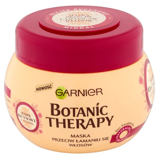 Garnier Botanic Therapy Maska do włosów Olejek rycynowy i migdał 300 ml
