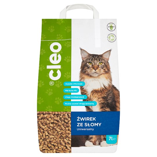 Cleo Żwirek ze słomy uniwersalny 7 l