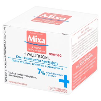 Mixa Hyalurogel Krem intensywnie nawilżający 50 ml