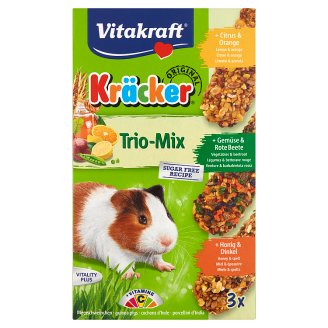 Vitakraft Kräcker Trio-Mix Karma uzupełniająca dla świnek morskich 168 g (3 sztuki)