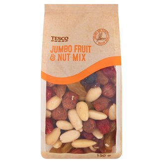 Tesco Mieszanka orzechów oraz kandyzowanych i suszonych owoców 150 g