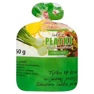Lekkie płatki zbożowo-ryżowe cebulowe 55 g (10 sztuk)