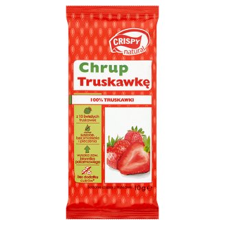Crispy Natural Suszone chipsy z truskawki 10 g