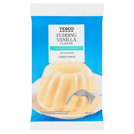 Tesco Budyń o smaku waniliowym 3 x 40 g
