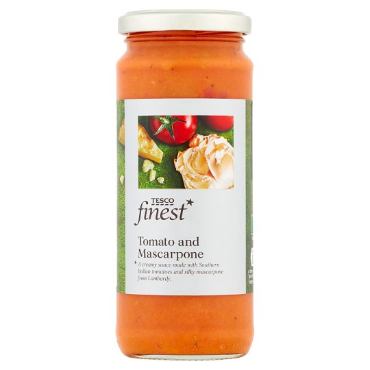 Tesco Finest Sos do makaronu z pomidorami i serem mascarpone 340 g