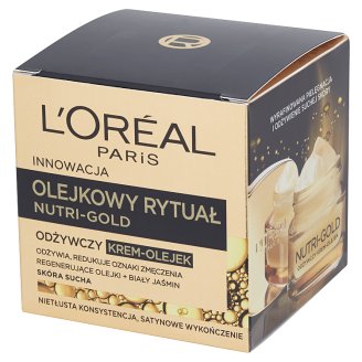 L'Oreal Paris Nutri-Gold Olejkowy Rytuał Odżywczy krem-olejek skóra sucha 50 ml
