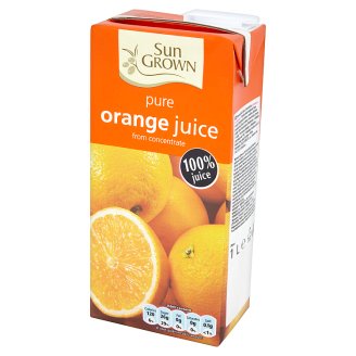 Sun Grown Sok pomarańczowy z zagęszczonego soku 1 l