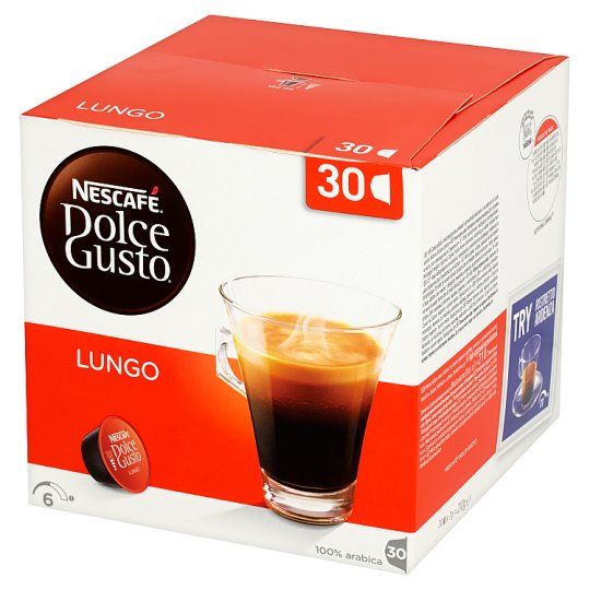 Nescafé Dolce Gusto Lungo Kawa w kapsułkach 210 g (30 sztuk)
