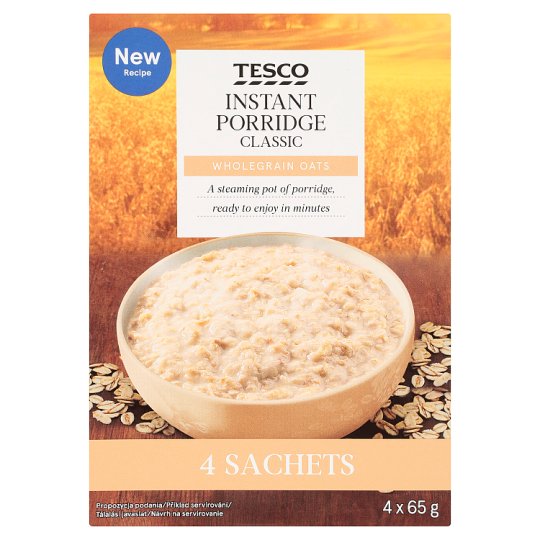 Tesco Owsianka typu instant 260 g (4 x 65 g)