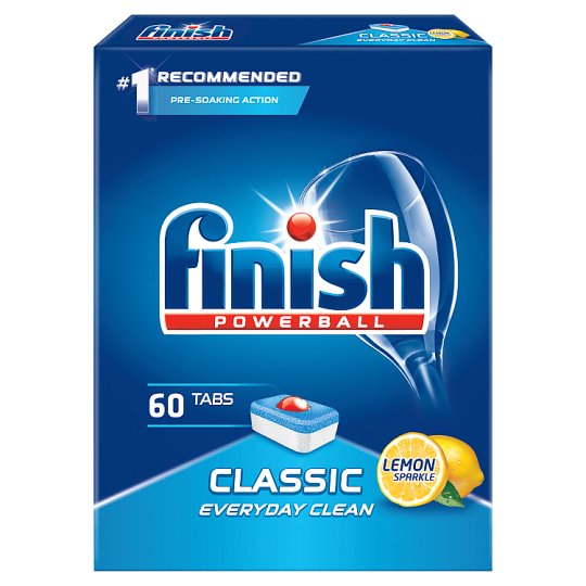 Finish Classic Lemon Tabletki do zmywarki 960 g (60 sztuk)