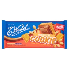 E. Wedel Cookie Czekolada mleczna z nadzieniem peanut butter i herbatnikiem 290 g