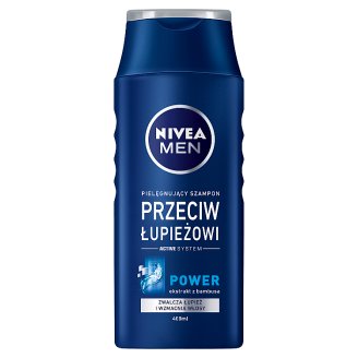NIVEA MEN Power Szampon przeciwłupieżowy wzmacniający 400 ml