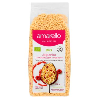 Amarello Bio Jaglanka z amarantusem i malinami 150 g