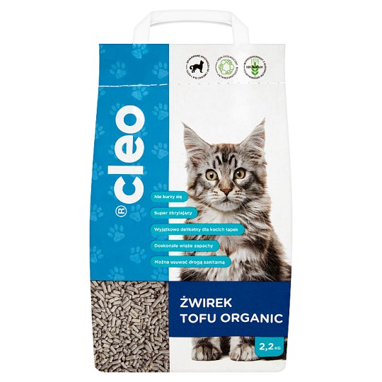 Cleo Tofu Organic Żwirek 2,2 kg