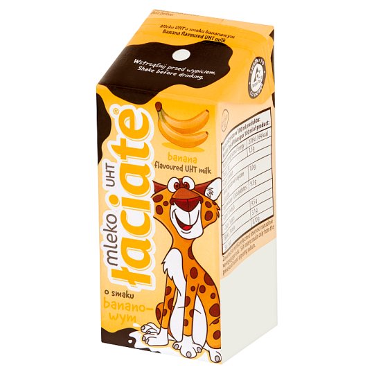Łaciate Mleko UHT o smaku bananowym 200 ml
