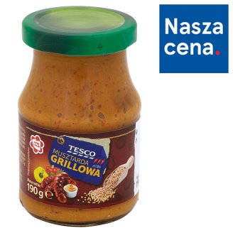 Tesco Musztarda grillowa ostra 190 g