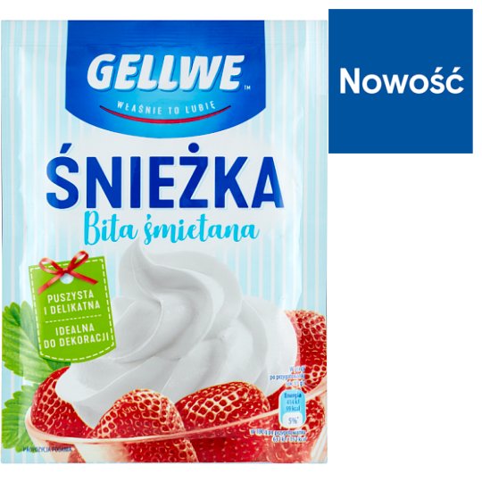 Gellwe Bita śmietana Śnieżka 60 g