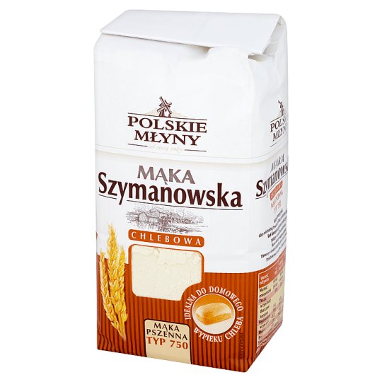 Polskie Młyny Mąka Szymanowska chlebowa pszenna typ 750 1 kg