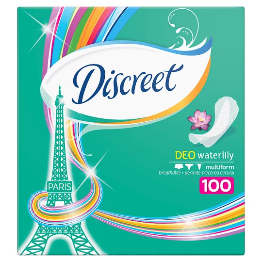 Discreet Waterlily Multiform Oddychające wkładki higieniczne 100 sztuk