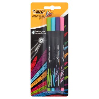 BiC Intensity Fine Cienkopisy miks kolorów 4 sztuki