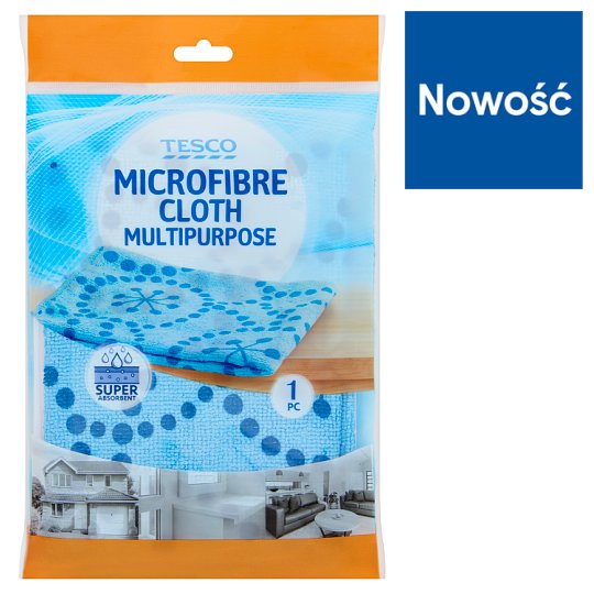 Tesco Uniwersalna ściereczka z mikrofibry